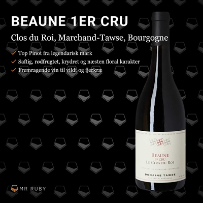 2020 Beaune 1er cru Clos du Roi, Marchand-Tawse, Bourgogne, Frankrig